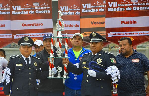 Concluye Séptimo Concurso Nacional de Bandas de Guerra