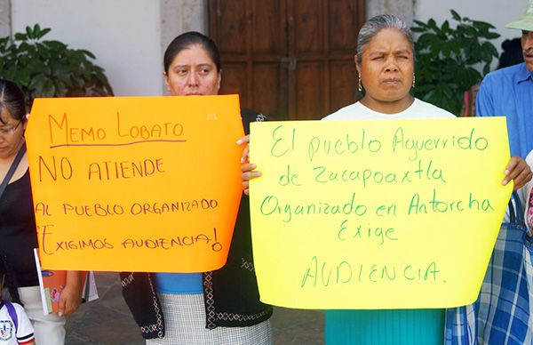  Alcalde de Zacapoaxtla, sin atender las demandas del pueblo