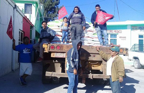 Entregan 170 toneladas de fertilizante en la Mixteca