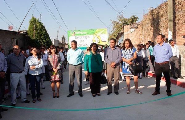 Inaugura ayuntamiento de Zapata vialidad en la
