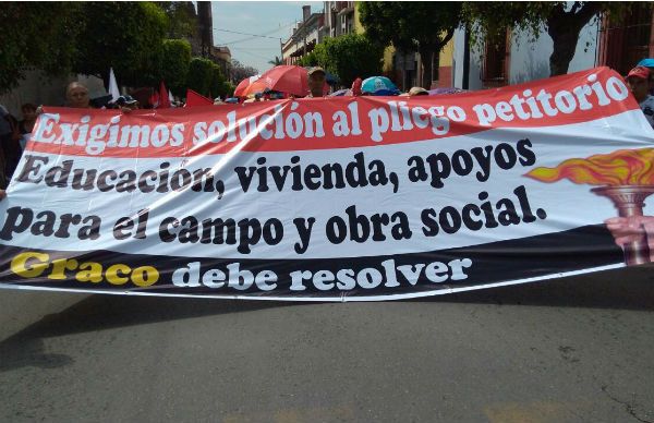 Desplegado: Calumnias por respuestas a las demandas de los morelenses