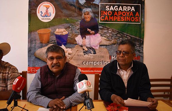 En Zacatecas denuncian: Sagarpa no entrega apoyos y afecta a cerca de 100 mil campesinos