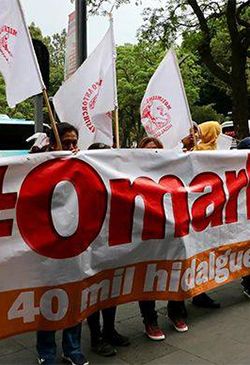 Toda la solidaridad con la lucha de los antorchistas hidalguenses