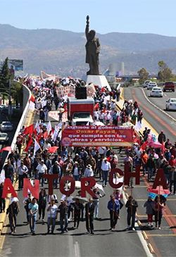  La lucha de los antorchistas del estado de Hidalgo, es nuestra lucha 