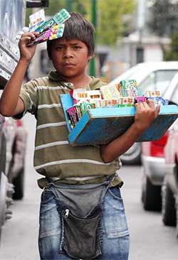 Por los cielos el trabajo infantil en Oaxaca
