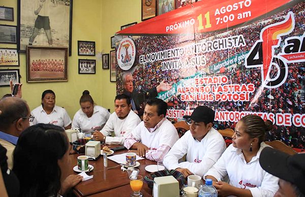 Anuncian  en San Pedro, 45 Aniversario