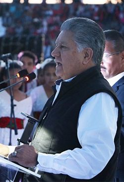 La concentración antorchista