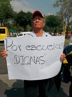 Se cumplió una semana del plantón en San Lázaro