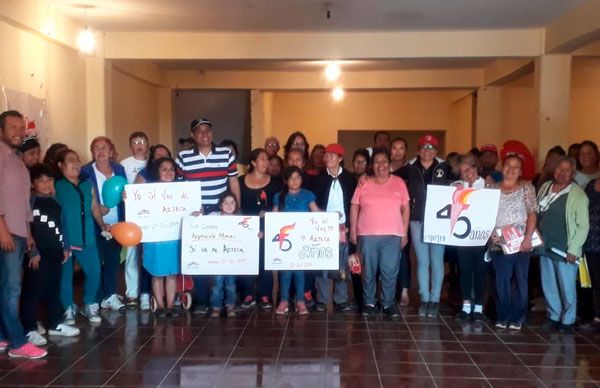 Vecinos de Los Reyes La Paz se apuntan para aniversario de Antorcha