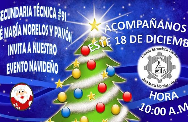 Técnica invita a festejos por fechas de navideñas