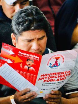 La formación del partido Movimiento Antorchista Poblano: acto histórico de los pobres