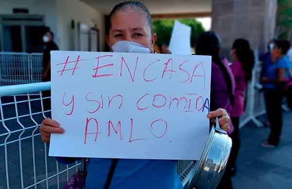 Cacerolazo en San Luis Potosí, jefas de familia exigen ayuda