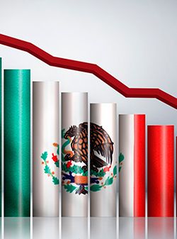 La caída de la economía mexicana y sus consecuencias