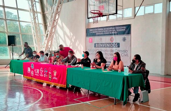 Trabajan en conjunto en temas de protección civil en Ixtapaluca