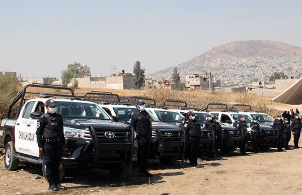 Chimalhuacán fortalece programa Una Patrulla por Barrio