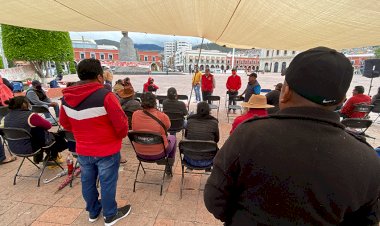 Protestan por incumplimiento del Gobierno de Hidalgo 
