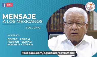 Mensaje nacional a las 7 de la noche