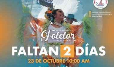 Ya solo faltan 2 días para el VI Concurso de Folclor Internacional!