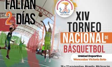 Solo faltan dos días para el XIV Torneo Nacional de Básquetbol