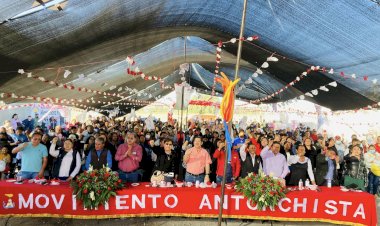 Sexto aniversario de la colonia Manuel Hernández Pasión, ¡orgullosamente Antorchista!