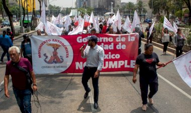 Antorchistas marchan para exigir que gobierno de la ciudad cumpla con vivienda