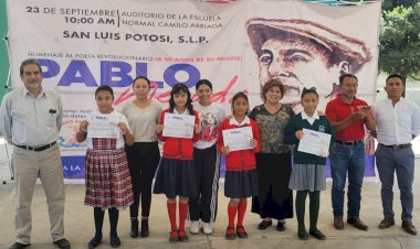 En SLP, con éxito se llevó a cabo el concurso estatal de poesía