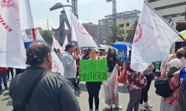 Antorchistas de CDMX marchan para exigir a Ricardo Ruiz que cumpla