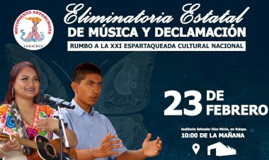 Antorchistas veracruzanos anuncian eliminatoria rumbo a Espartaqueada Cultural 2025