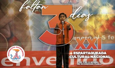 A 3 días de XXI Espartaqueada Cultural Nacional