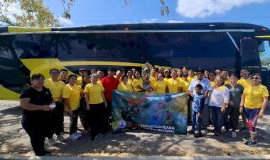 Yucatecos rumbo a la Espartaqueada Cultural