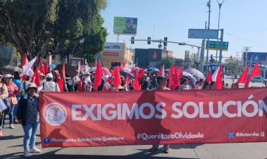 Ante la indiferencia institucional, Antorcha en Querétaro exige justicia