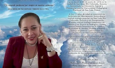 RESEÑA | Compañero caído, ¡en Antorcha sigues vivo!