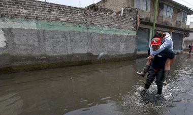 Inundaciones en Chalco desatan reclamos a gobierno morenista