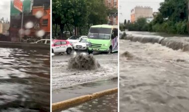Antorcha en CDMX cuestiona falta de mantenimiento al drenaje