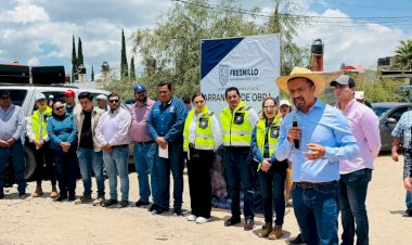 Arranca obra de drenaje en la colonia antorchista Arte Mexicano, en Zacatecas