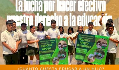 Padres y alumnos construyen aulas de telesecundaria en Acapulco, Guerrero