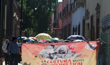 Protestan en SLP por ataques a estudiantes de Oaxaca