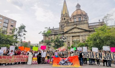 Antorchistas en Jalisco exigen fin a persecución contra estudiantes