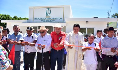 Entregan clínica a Olomatlán, ¡para atender a todos los ciudadanos!