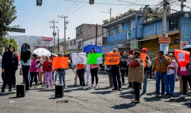Crecen protestas en Chimalhuacán por falta de agua potable