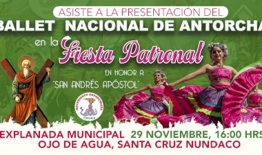 Lleva Antorcha mariachi y ballet a fiesta patronal de Ojo de Agua
