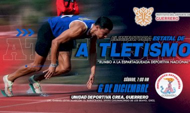 Alista Guerrero Eliminatoria Estatal de Atletismo