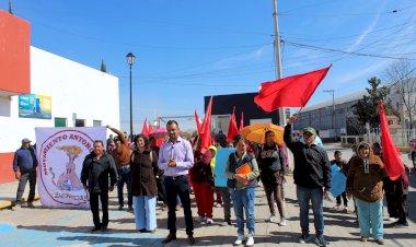 Logran antorchistas beneficios comunitarios para Trancoso