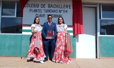 Cobaem Plantel Tupátaro obtiene clave escolar propia