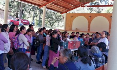 Trabajan comunitariamente para obtener alimentos básicos y saludables