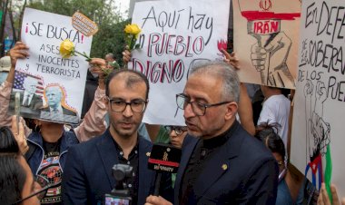 “Paz sí, guerra no”: protesta en CDMX por Irán