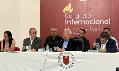 Aquiles Córdova, dirigente nacional de Antorcha, inaugura Congreso Internacional Universitario