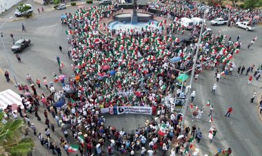 La marcha que exhibió el desgaste del poder guinda